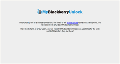 Desktop Screenshot of myblackberryunlock.com