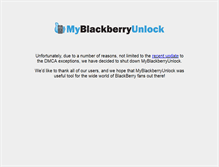 Tablet Screenshot of myblackberryunlock.com